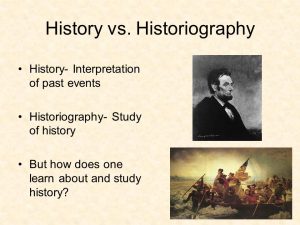 historiography